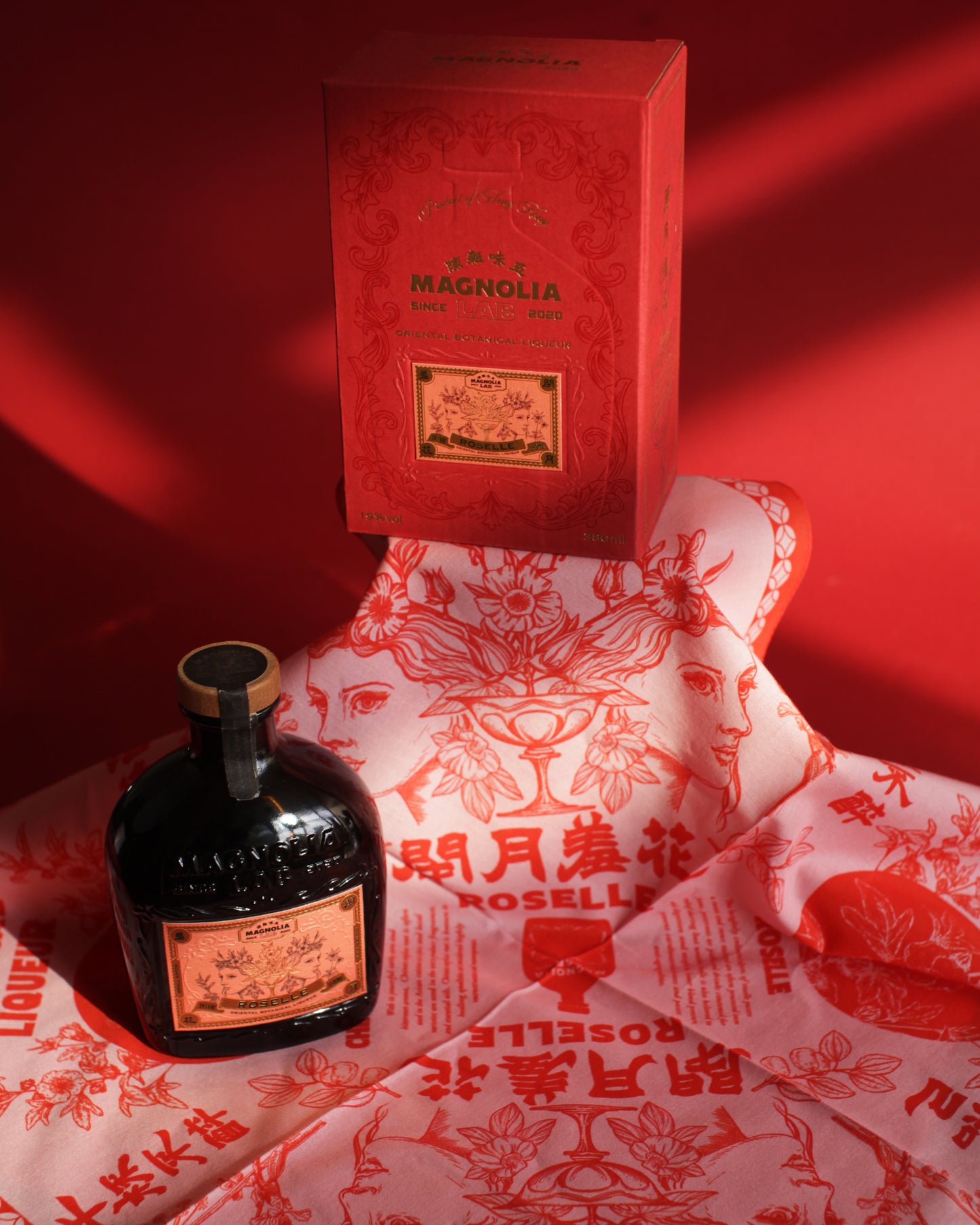 Magnolia Lab Roselle [Mother's Day Edition] | 閉月羞花 [母親節布巾限量版]